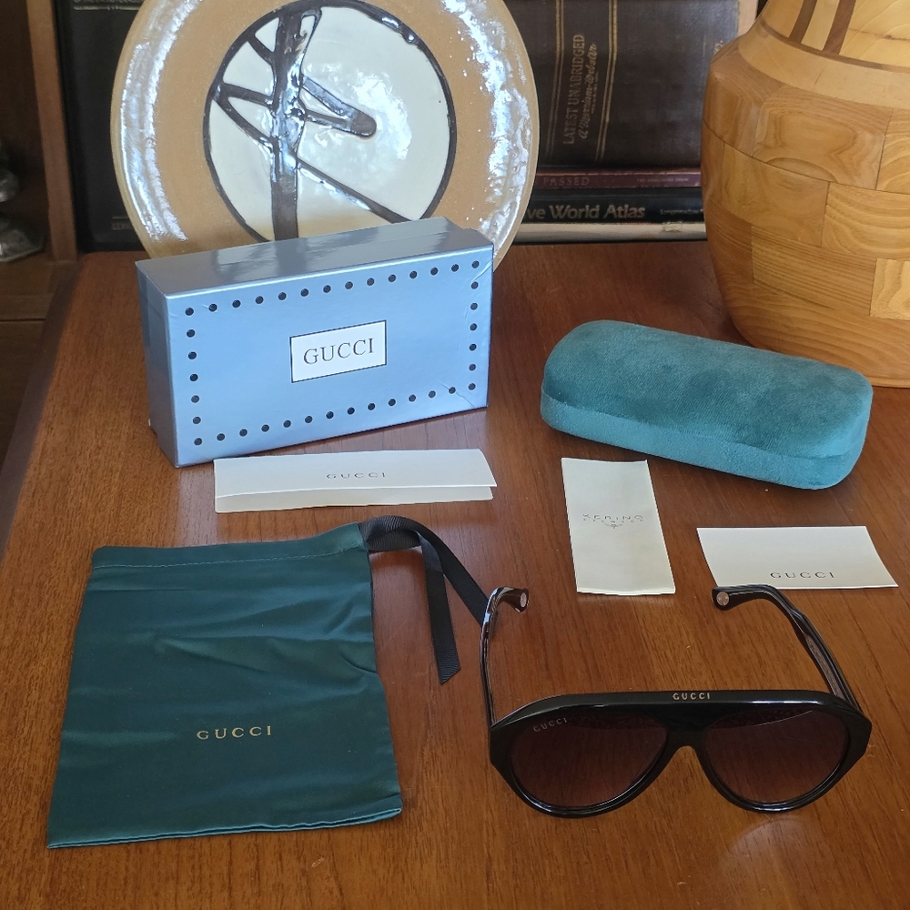 MADE IN ITALY GUCCI AVIATOR GG0479S SUNGLASSES - Picture 3 of 16